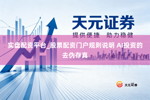 实盘配资平台_股票配资门户规则说明 AI投资的去伪存真
